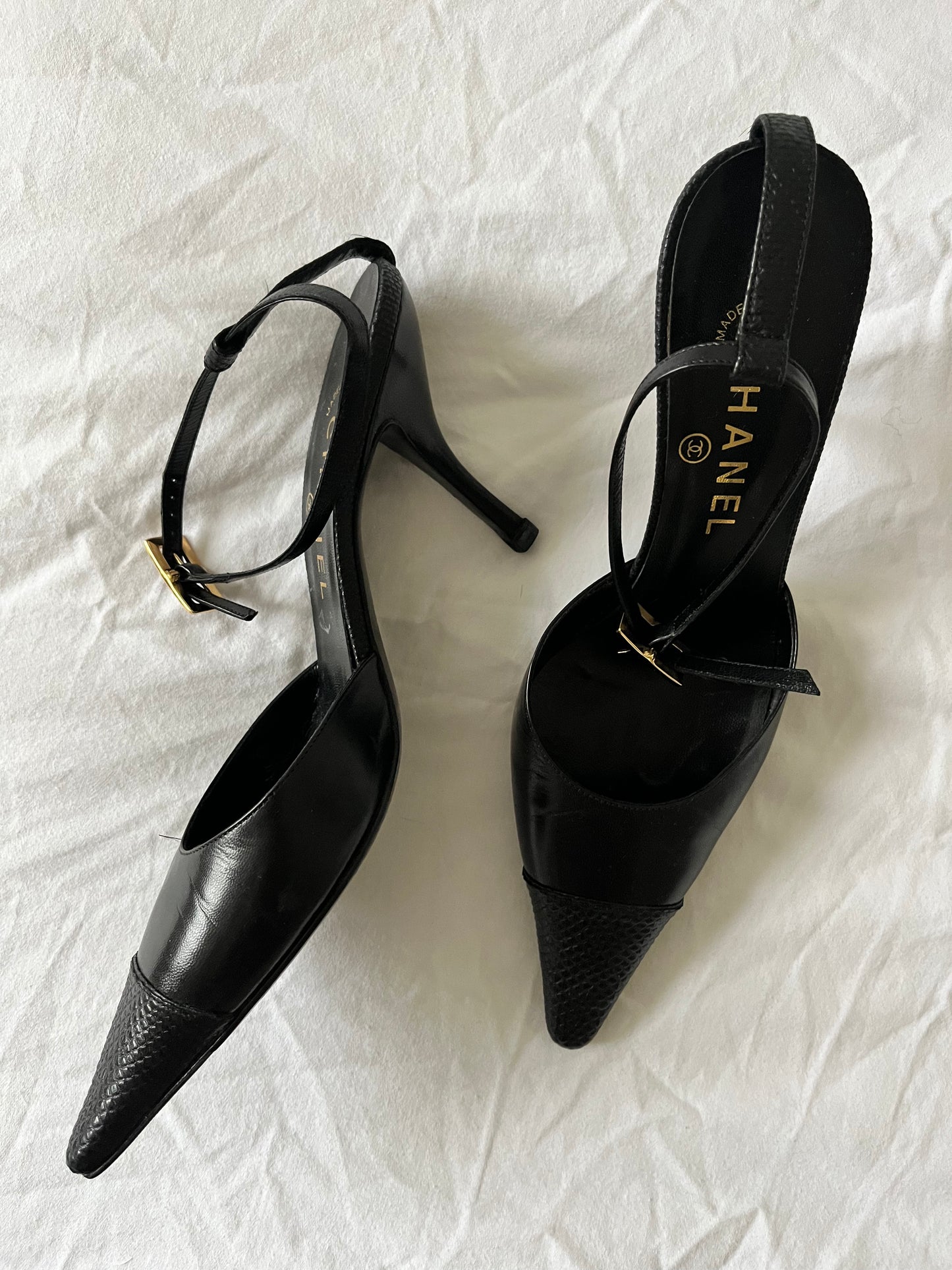 CHANEL HEELS, 37,5