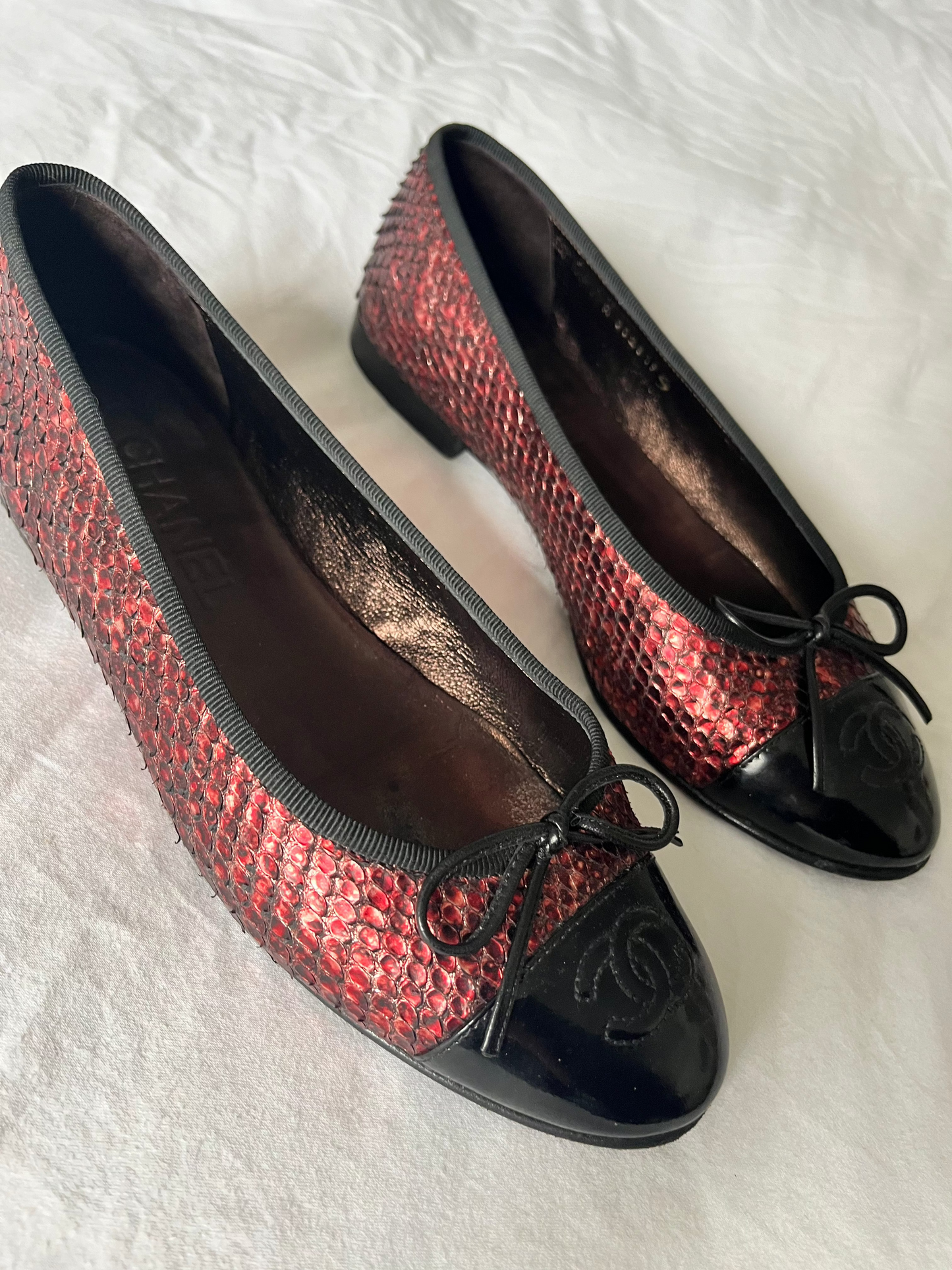 CHANEL BALLET FLATS, 37,5