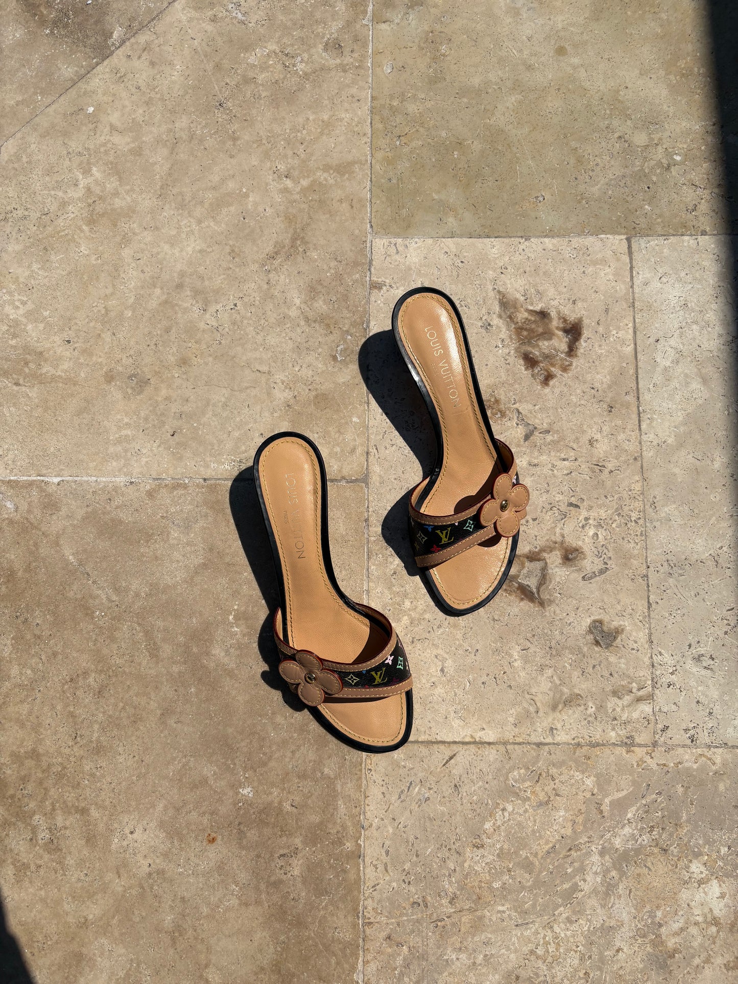 LOUIS VUITTON 2004 MURAKAMI MULES, 38,5