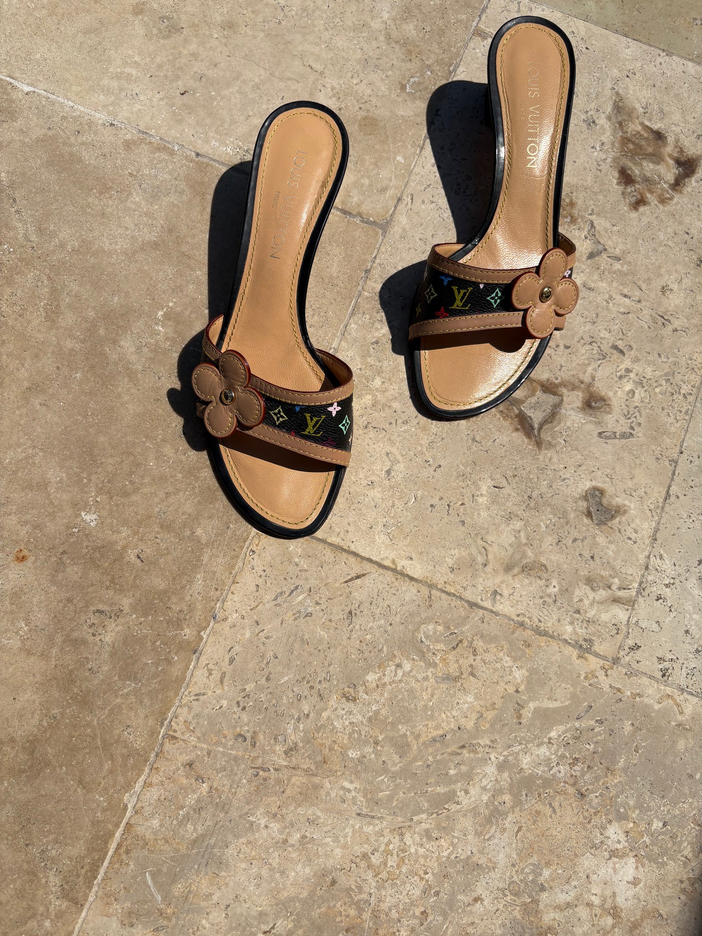 LOUIS VUITTON 2004 MURAKAMI MULES, 38,5