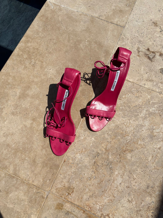 MANOLO BLAHNIK HEELS, 39,5