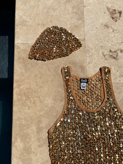 DOLCE & GABBANA TOP + HAT