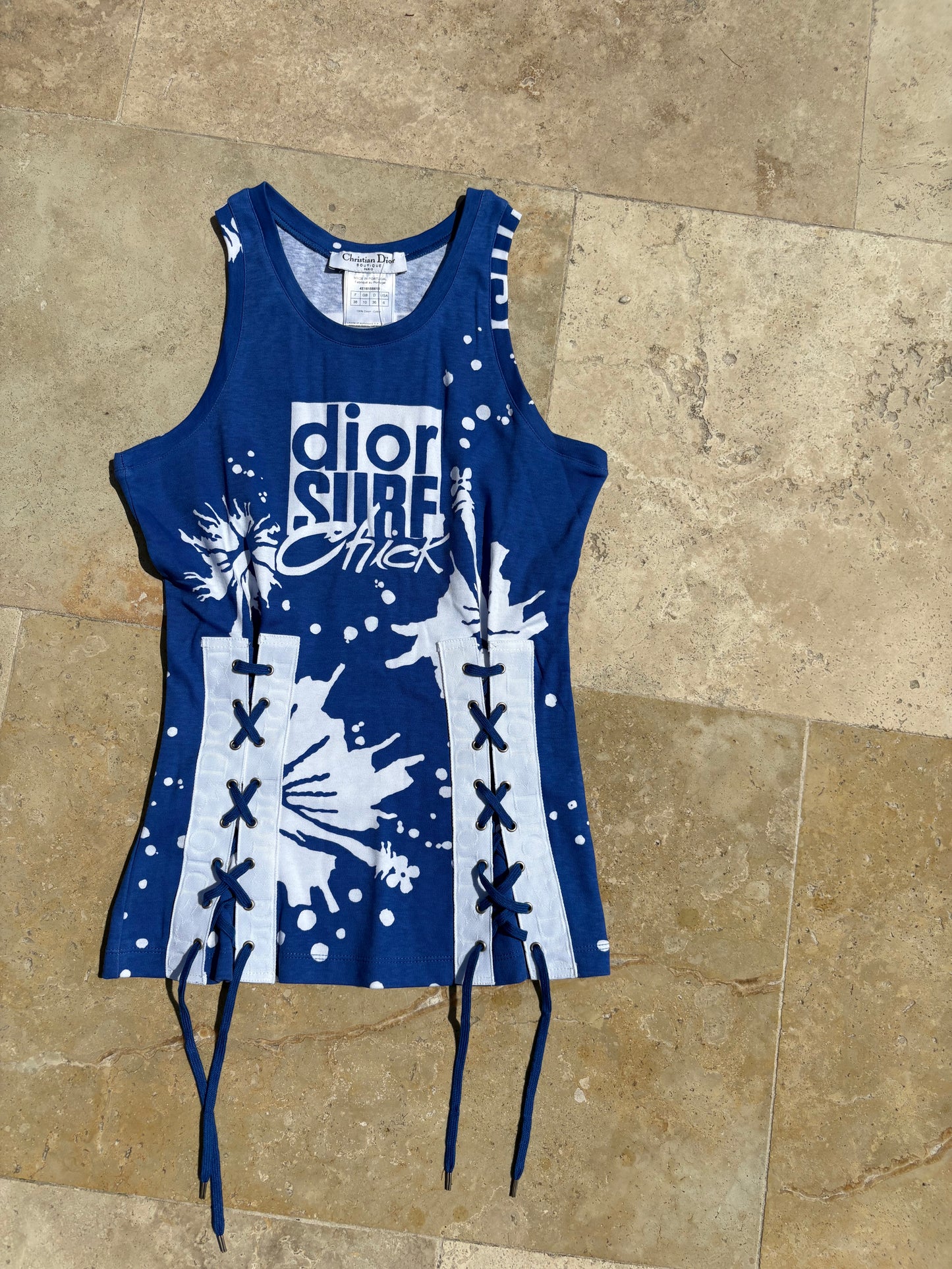 DIOR SPRING 2004 SURF CHICK TOP, 38