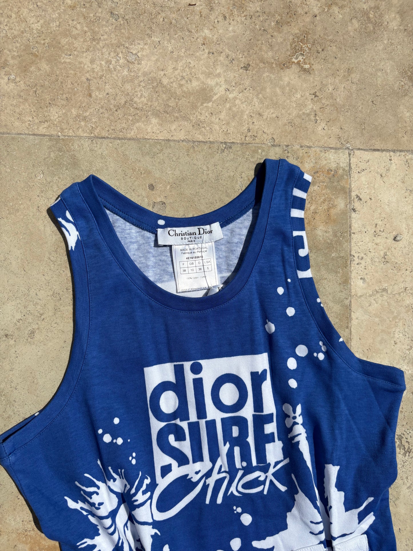 DIOR SPRING 2004 SURF CHICK TOP, 36