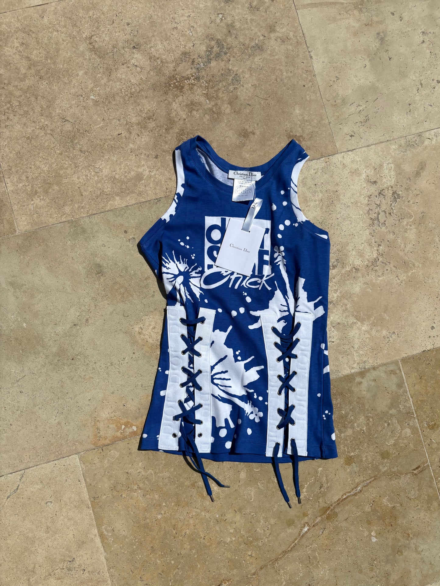 DIOR SPRING 2004 SURF CHICK TOP, 38